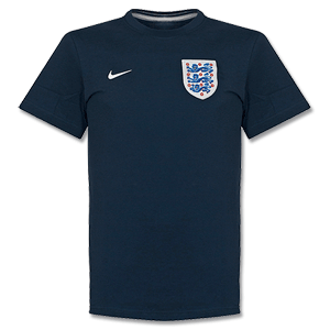Nike England Navy Core T-Shirt 2014 2015