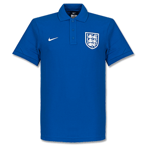 Nike England Royal Blue Core Matchup Polo Shirt 2014