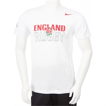 nike England Rugby T Shirt White