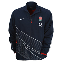 Nike England Rugby Warm Up Tracksuit - Obsidian/White.