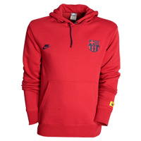 FC Barcelona Hoodie - ADULTS - Red/Obsidian.
