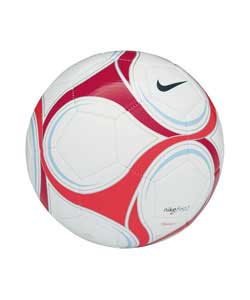 nike First2 Fierce Womens Football White Red Size 5