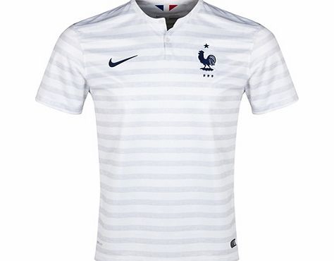 Nike France Away Shirt 2014 - Kids White 577917-105