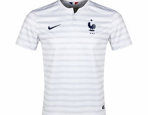 Nike France Away Shirt 2014 White 577927-105