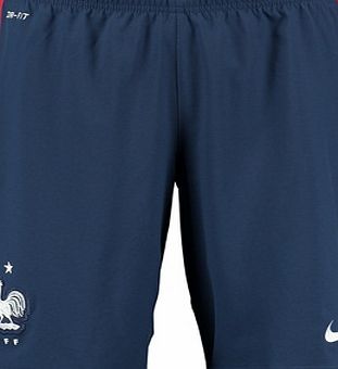 Nike France Away Shorts 2015 - Kids Navy 640885-410