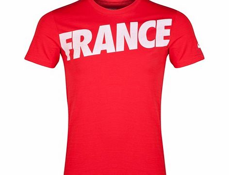 France Covert T-Shirt Red 588302-657