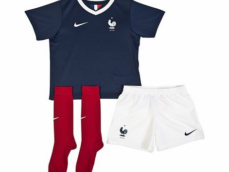 Nike France Home Kit 2014/15 - Little Boys Navy