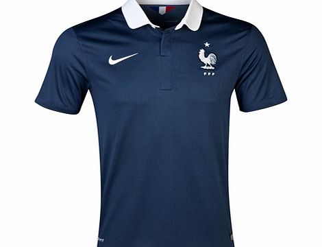 Nike France Home Shirt 2014/15 - Kids Navy 577916-410