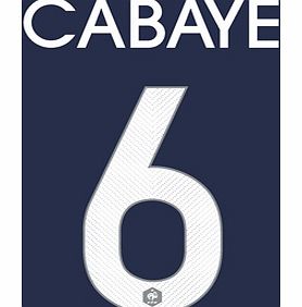 Nike France Match Home Shirt 2013/15 Navy with Cabaye