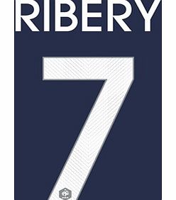 Nike France Match Home Shirt 2013/15 Navy with Ribery