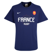 Nike France Rugby Team T-Shirt - Binary Blue.