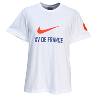 Nike France Rugby Team T-Shirt - White.