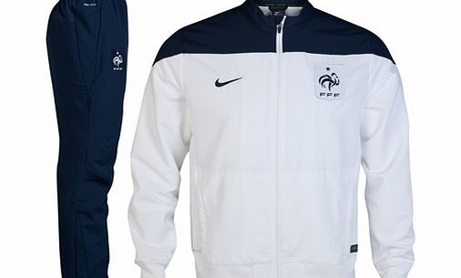 Nike France Squad Sideline Woven Warm Up Tracksuit