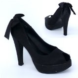 Garage Shoes - Bopper - Womens High Heel Shoe - Black Size 6 UK