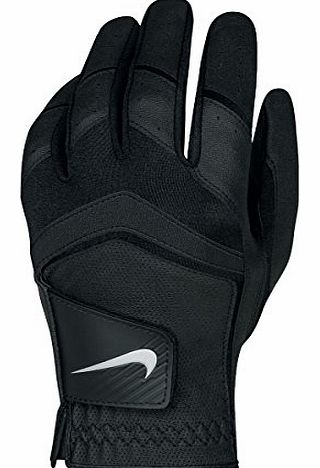 Nike Golf 2015 Dura Feel VIII Reg Golf Glove - MLH - Black/Matalic - M