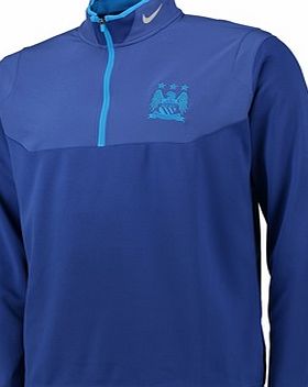 Nike Golf Manchester City Dry-Fit 1/2 Zip Top Royal Blue