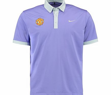 Nike Golf Manchester United Nike Golf Polo Purple