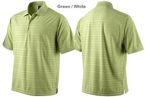 Nike Golf Menand#8217;s Dri-Fit Tech Stripe Polo Shirt