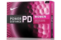 Nike Power Distance Long Womens Pink Golf Balls