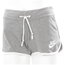 Nike Grey Marl Jersey Draw String Shorts