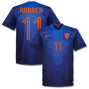 Nike Holland Away Robben 11 Boys Shirt 2014 2015 (Fan