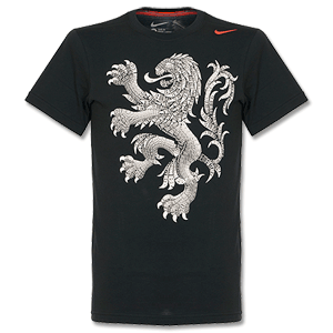 Nike Holland Black Core Plus T-Shirt 2014 2015