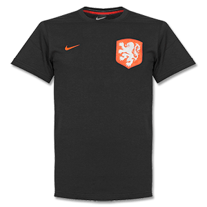 Nike Holland Black Core T-Shirt 2014 2015