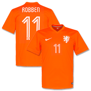 Nike Holland Home Robben Shirt 2014 2015