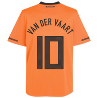 Nike Holland Home Shirt 2010/12 with Van Der Vaart 10