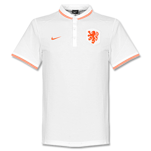 Nike Holland White League Authentic Polo Shirt 2014