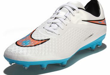 Nike Hypervenom Phelon FG Football Boots White/Blue