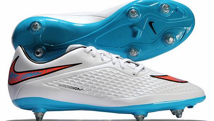 Hypervenom Phelon SG Football Boots White/Blue