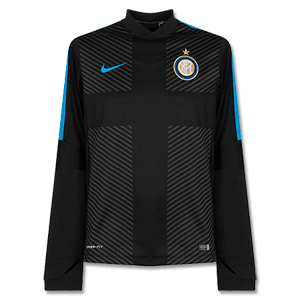 Nike Inter Milan Black Thermal Training Top 2014 2015