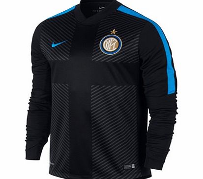 Nike Inter Milan Squad Long Sleeve Thermal Pre Match