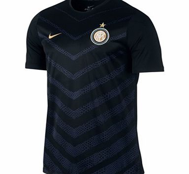 Nike Inter Milan Squad Short Sleeve Pre Match Top