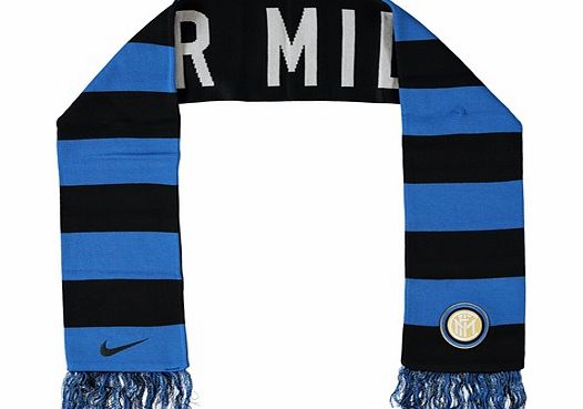 Nike Inter Milan Supporters Scarf Royal Blue 619343-463