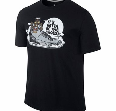 Nike Jordan AJ III Spike vs Psych T-Shirt - Black