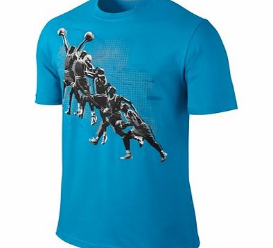Nike Jordan Evolution Dunk T-Shirt Blue 589093-426