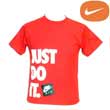Nike Junior JDI Tee - SPORT RED