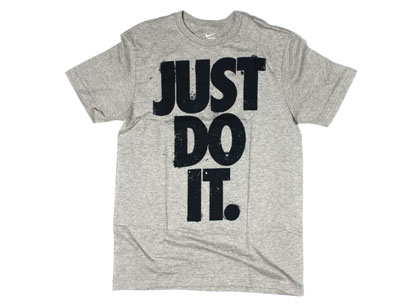 Just Do It Splatter Cotton T-Shirt