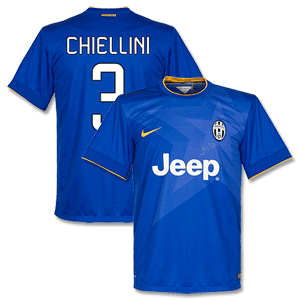 Juventus Away Chiellini Shirt 2014 2015 (Fan