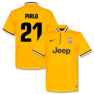 Juventus Away Pirlo Shirt 2013 2014 (Fan Style