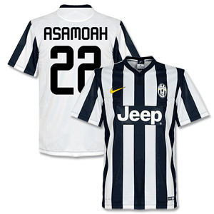 Juventus Home Asamoah 22 Supporters Shirt 2014