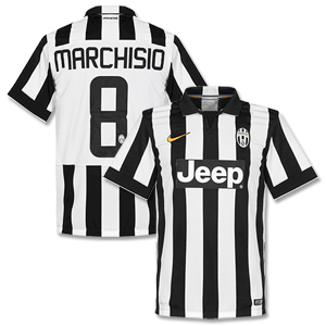 Nike Juventus Home Marchisio Shirt 2014 2015