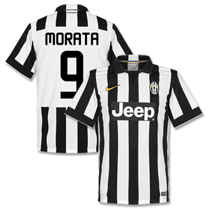 Juventus Home Morata Shirt 2014 2015 (Fan Style