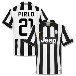 Juventus Home Pirlo Shirt 2014 2015 (Fan Style