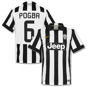 Juventus Home Pogba Shirt 2014 2015