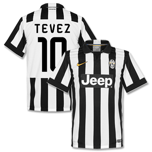 Juventus Home Tevez Shirt 2014 2015 (Fan Style