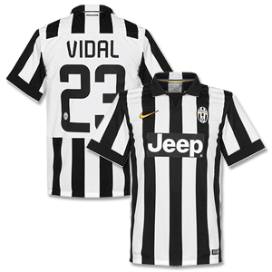 Juventus Home Vidal Shirt 2014 2015