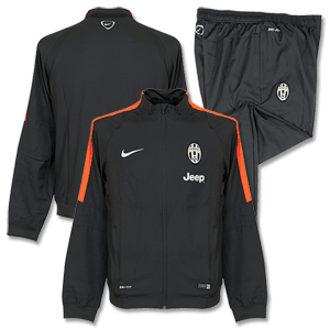 Juventus Presentation Suit - Dark Grey/Orange